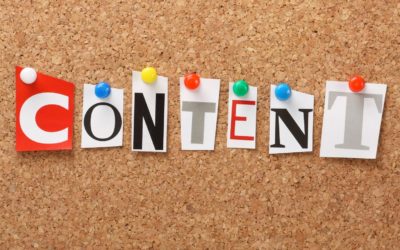 It’s all about Content – Don’t be afraid to use it.